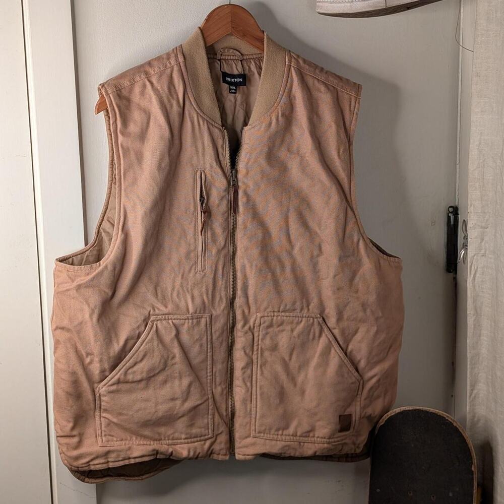 Brixton abraham reversible canvas quilted